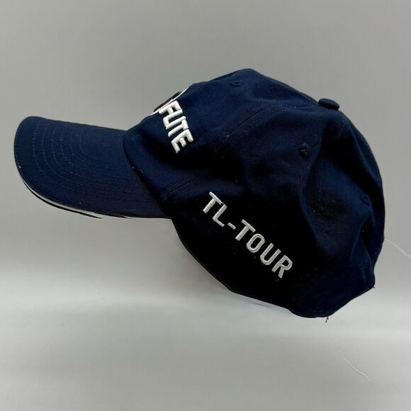 Top Flite Men's Performance Golf Hat Strap Back‎ Blue Spellout Logo TL-Tour - Picture 2 of 6